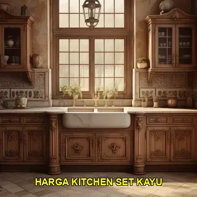 Mengetahui harga kitchen set kayu per meter di Sleman